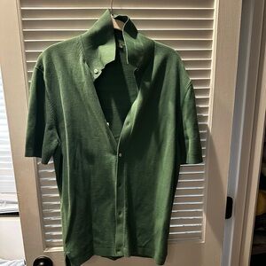Sid Mashburn Green Rally Polo